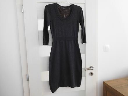 Šaty dámske zero 34, upletové pružné. 3/4 rukáv,, 34