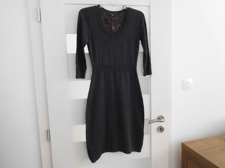 Šaty dámske zero 34, upletové pružné. 3/4 rukáv,, 34