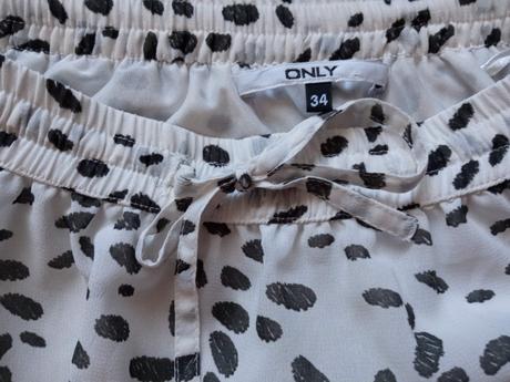Čiernobiela sukňa only veľ 34, only,xs
