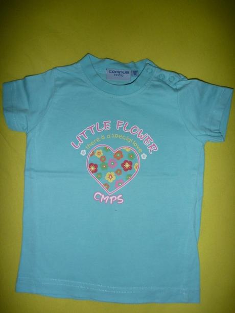 Rozkosne tyrkysove triculko s farebnymi kvietkami, cherokee,98