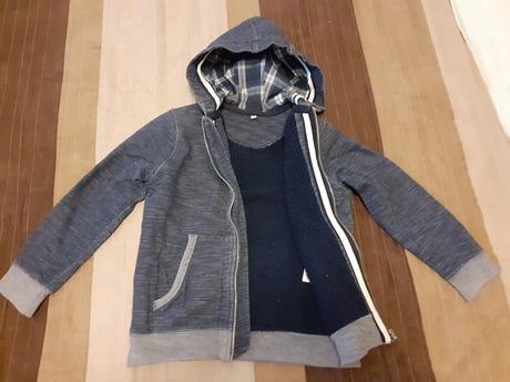Zateplena mikina v. 128 m&s, marks & spencer,128