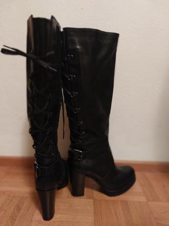 Dámske kožené čižmy, 38