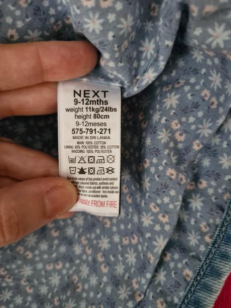 Riflová bundička, next,80