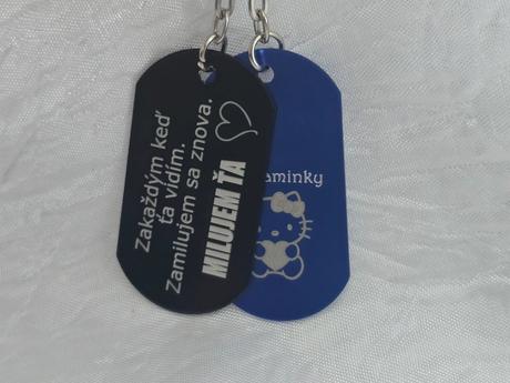 Kľúčenka s vlastným textom, 