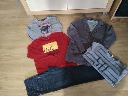 Balík chlapčenského oblečenia veľ. 152 super stav, 140–152