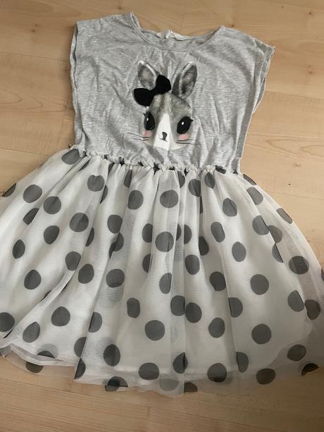 Šaty zajo 8-10 rokov, h&m,140