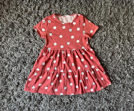 Šaty s mačičkami, h&m,122