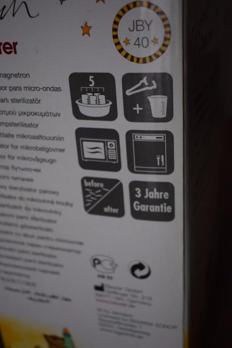 Parný sterilizátor zn. beurer na 5 fliaš, beurer