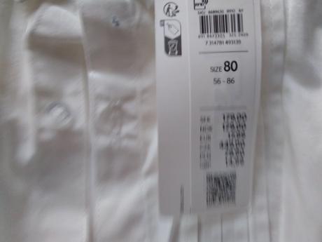 Body elegantné, dlhý rukáv, lindex,74 / 80