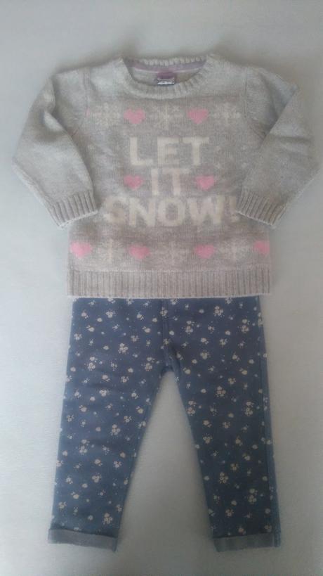 Dievčenský svetrík a legíny f&f, f&f,86