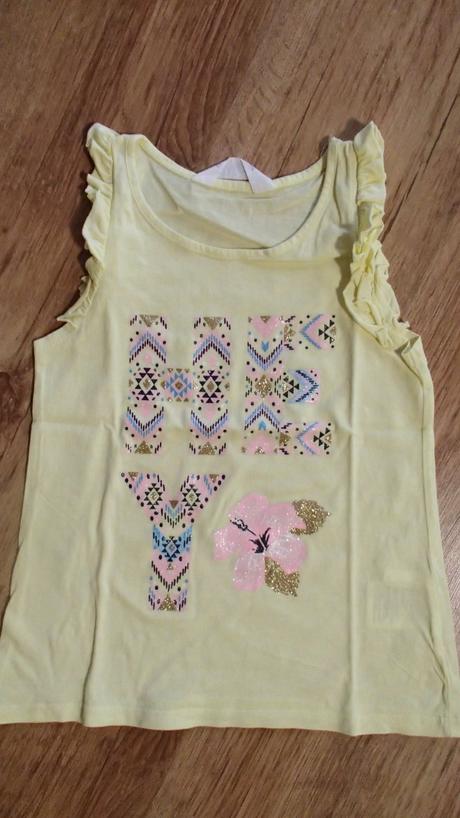 Letné dievčenské tielko v.122/128, h&m,122