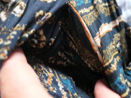 Zara krasne dlhe, kvalitne saty s vreckami vel. l, zara,l