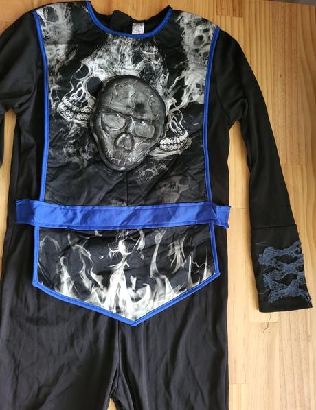 Karnevalový overal lebka na 9-10 rokov, 