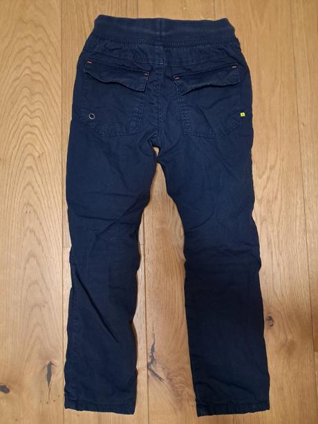 Podšité bavlnené nohavice next veľ. 4-5 rokov, next,110