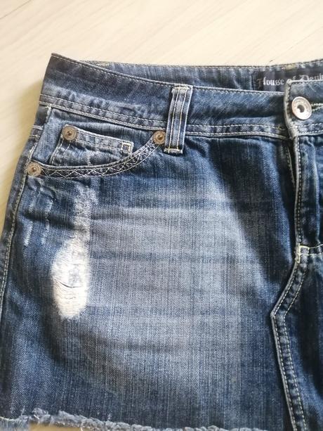 Riflová sukňa, denim,40