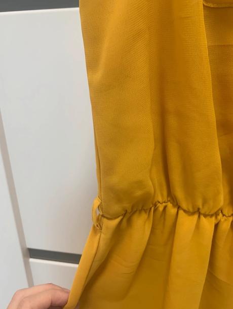 Letné horčicové šaty f&f, f&f,s