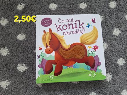 Dotykova knizka co ma konik najradsej,