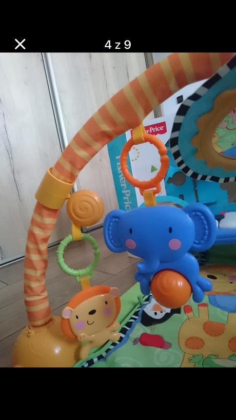 Hracia deka s klavírom zn.fisher price, 