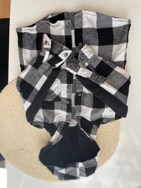 Károvaná košeľa a kapucňou, reserved,74