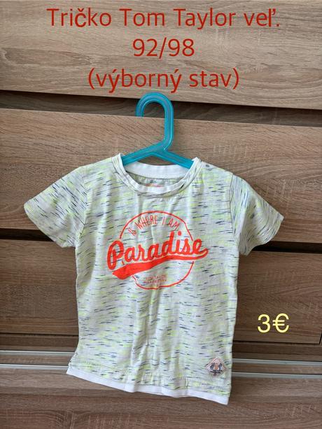 Tričko tom taylor veľ. 92/98, tom tailor,92