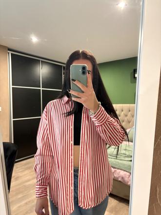 Pruhovaná košela, h&m,34