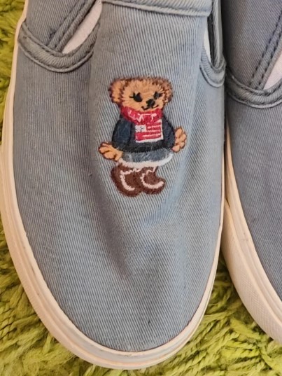 Ralph lauren bear dievcenske perfektne slip-on, ralph lauren,28