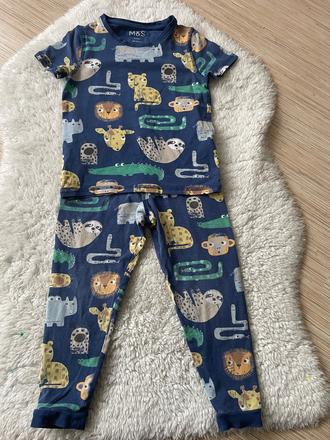 Pyzamo zvieratka m&s, marks & spencer,104