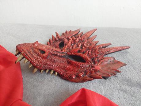 Drak / diabol univerzálna karnevalová maska,