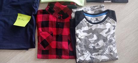 Kraťasy, košeľa a tričká, 140–152