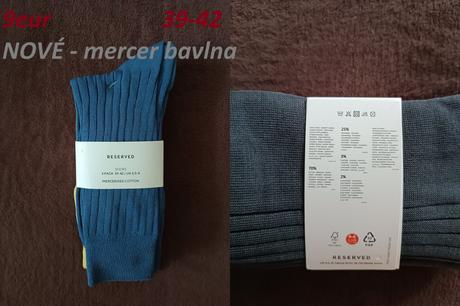 Ponožky dlhé z mercerovanej bavlny 2, reserved,39 / 42