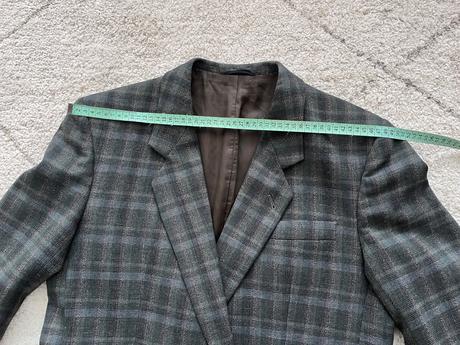 Vintage kárované sako, s