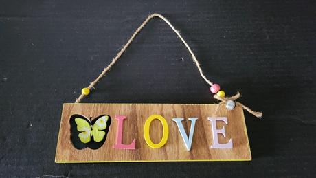 Drevena zavesna tabulka,