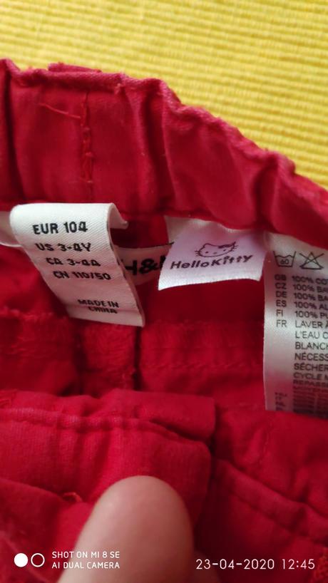 Nohavice na leto, h&m,104