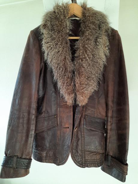 Kožená bunda, promod,36