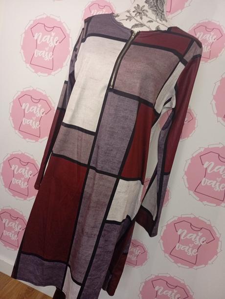 Vzorované šaty, xl