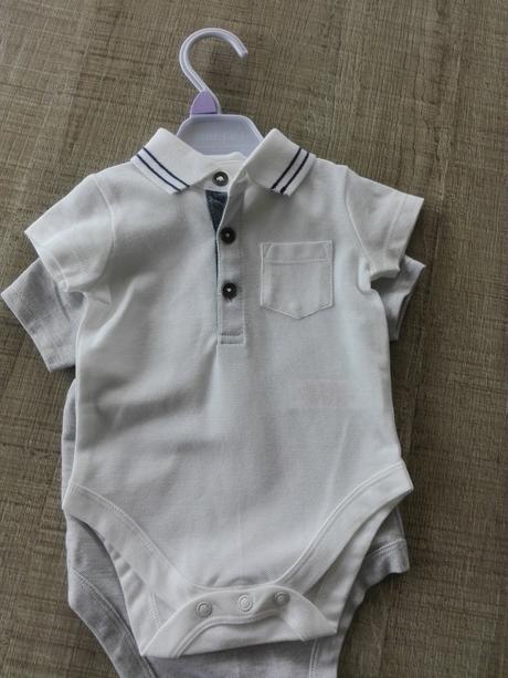 Polo tričko - body, nové 2ks, f&f,68 / 74