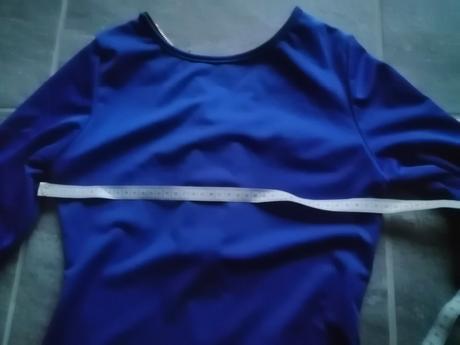 Šaty so zipsom na chrbáte kráľovská modrá, vs-xs, s