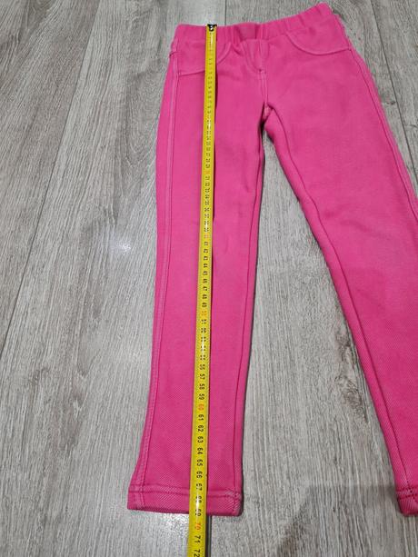 Hrubé zateplené legíny flisom, 128