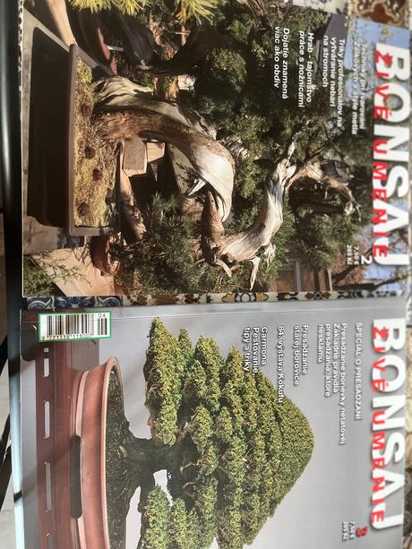 Knihy a casopisy bonsaj, 