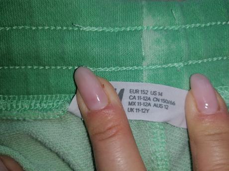 Kraťasy 152, h&m,152