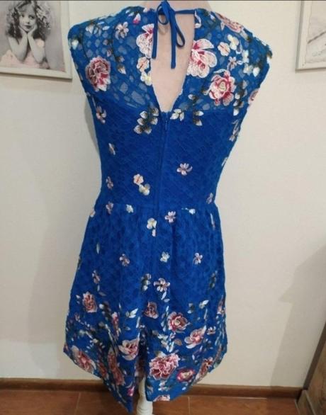 Šaty z vyšivanej krajky, orsay,m