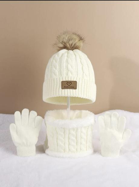 Set ciapka, nákrčník a rukavice, 74 - 116