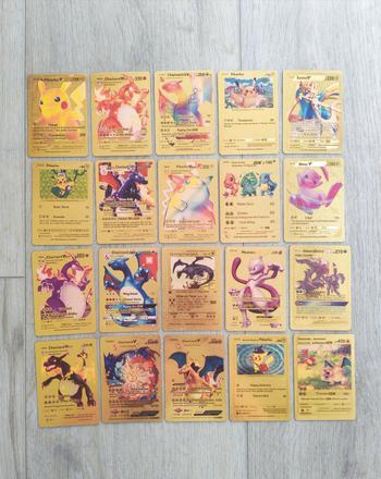 Zlaté pokémon karty, 