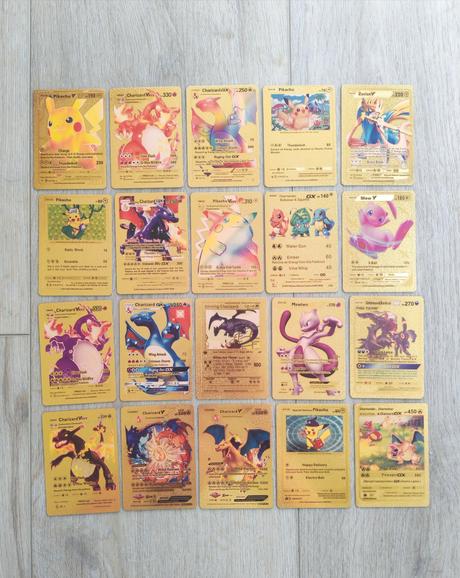 Zlaté pokémon karty, 