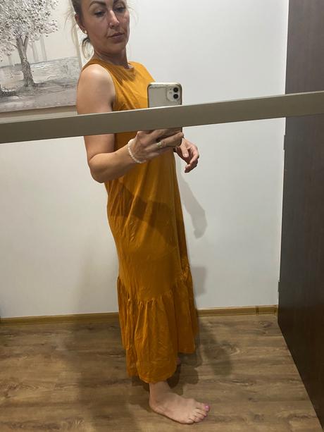 Šaty mango s volanom, mango,m