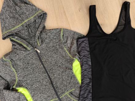 Crivit funkčná mikina a tielko 40/42, crivit,40