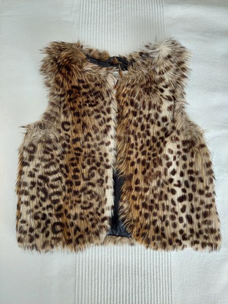 Kožušinková vesta, h&m,116