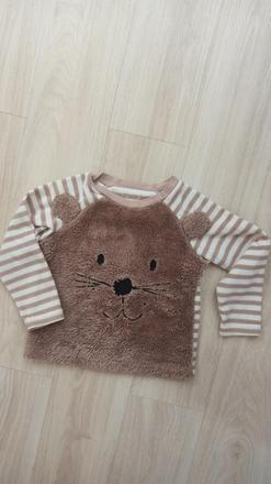 Fleece mikina s mackom, 92