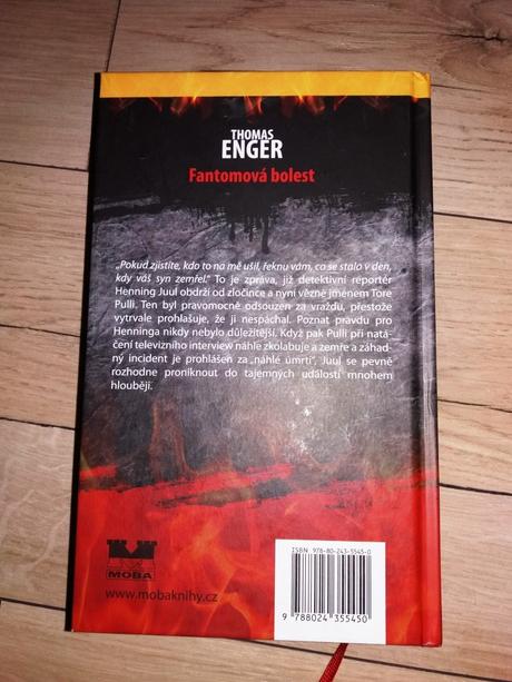 Kniha fantomová bolest, thomas enger, 