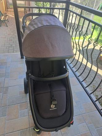 Kočiar petite&mars sport street šedo čiernej farby, petite&mars,petite&mars street